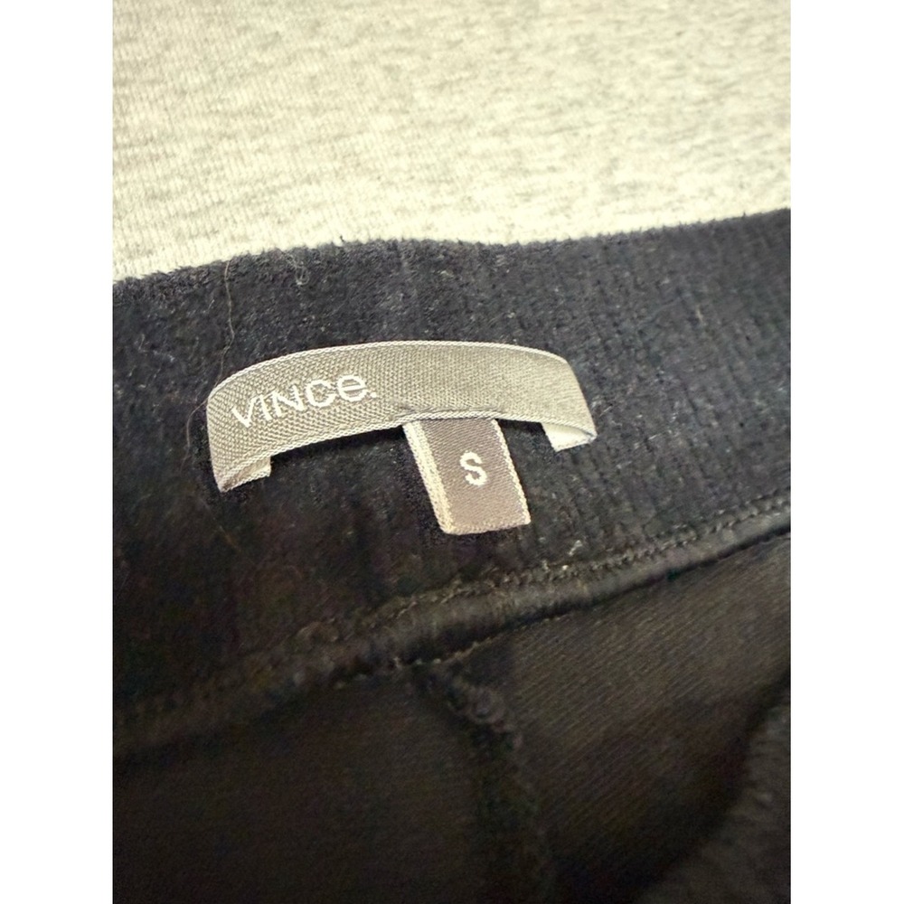 Vince Wool Blend Ribbed Corduroy Capri Leggings‎ – Black, Size Small 🖤✨ - Picture 3 of 6